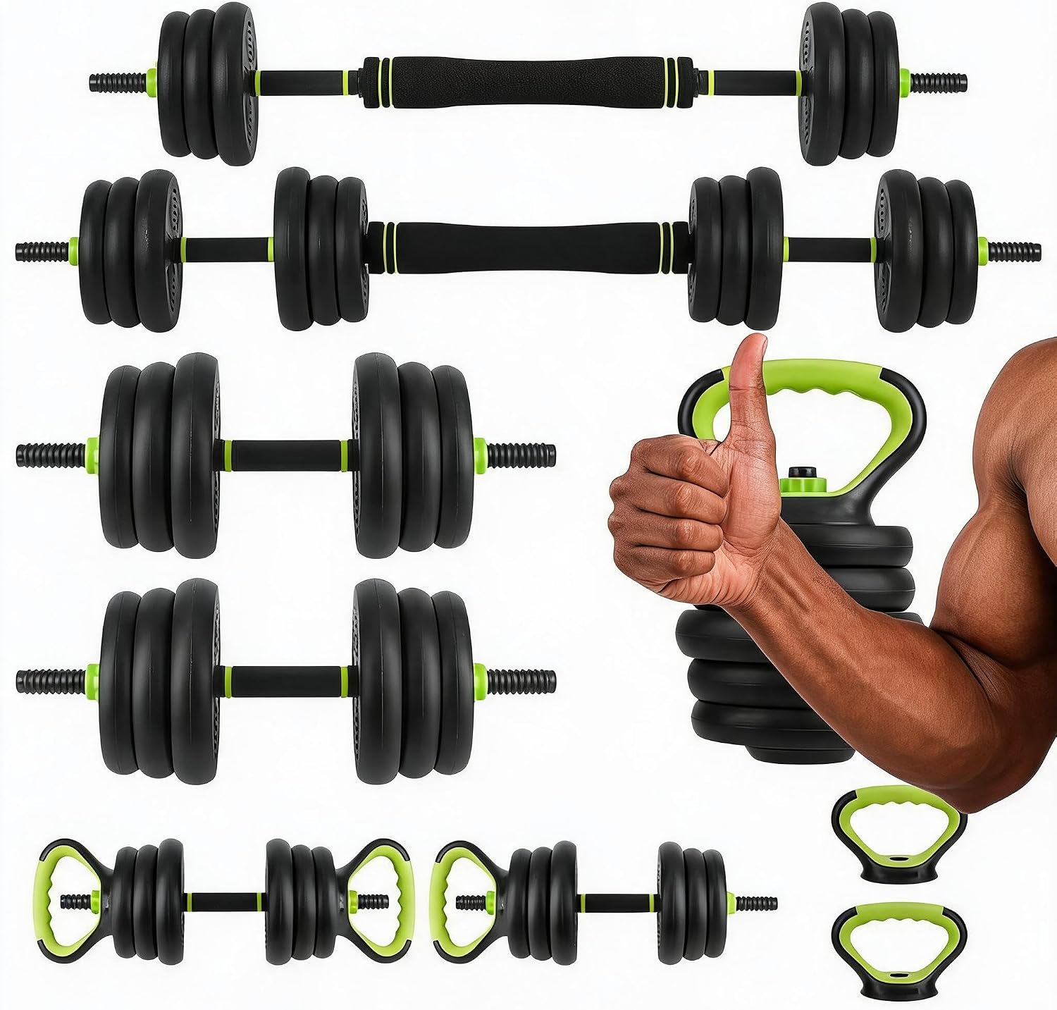 Home Gym Equipment Set - مجموعة دمبل قابلة للتعديل 4 في