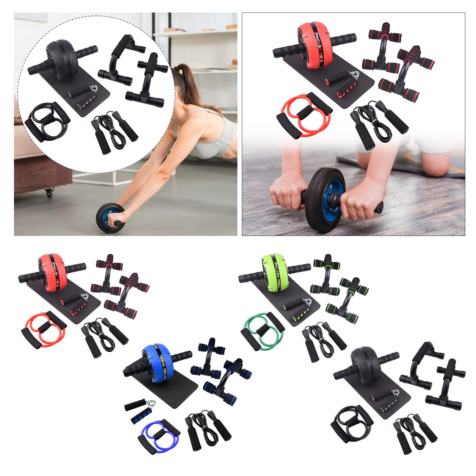 Home Gym Equipment Set - مجموعة تدريب القوة، عجلة تمارين عضلات