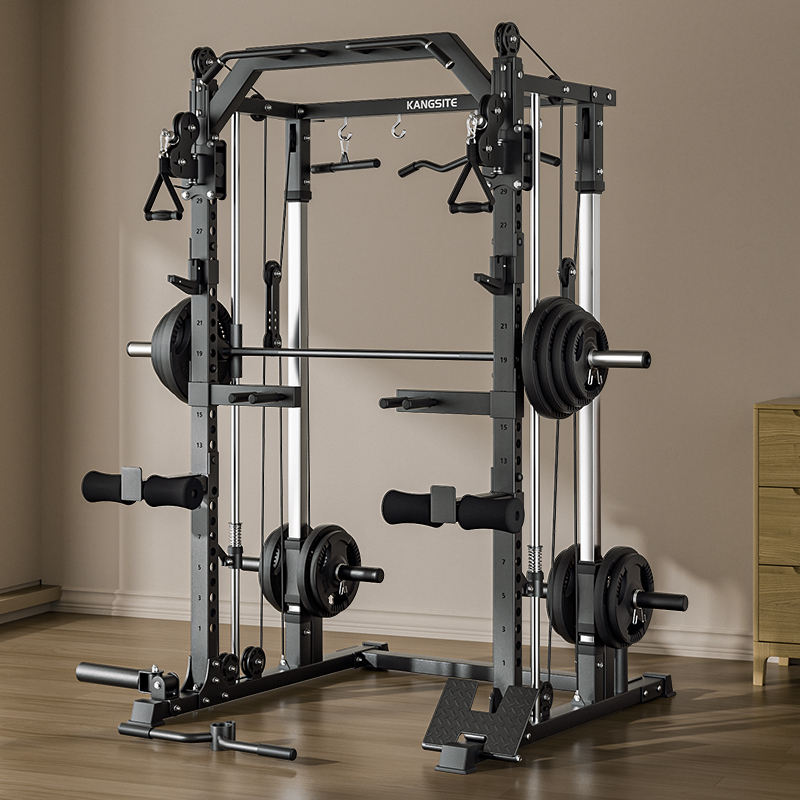 All In One Gym Home Equipment - جهاز سميث احترافي متعدد الوظائف، رف