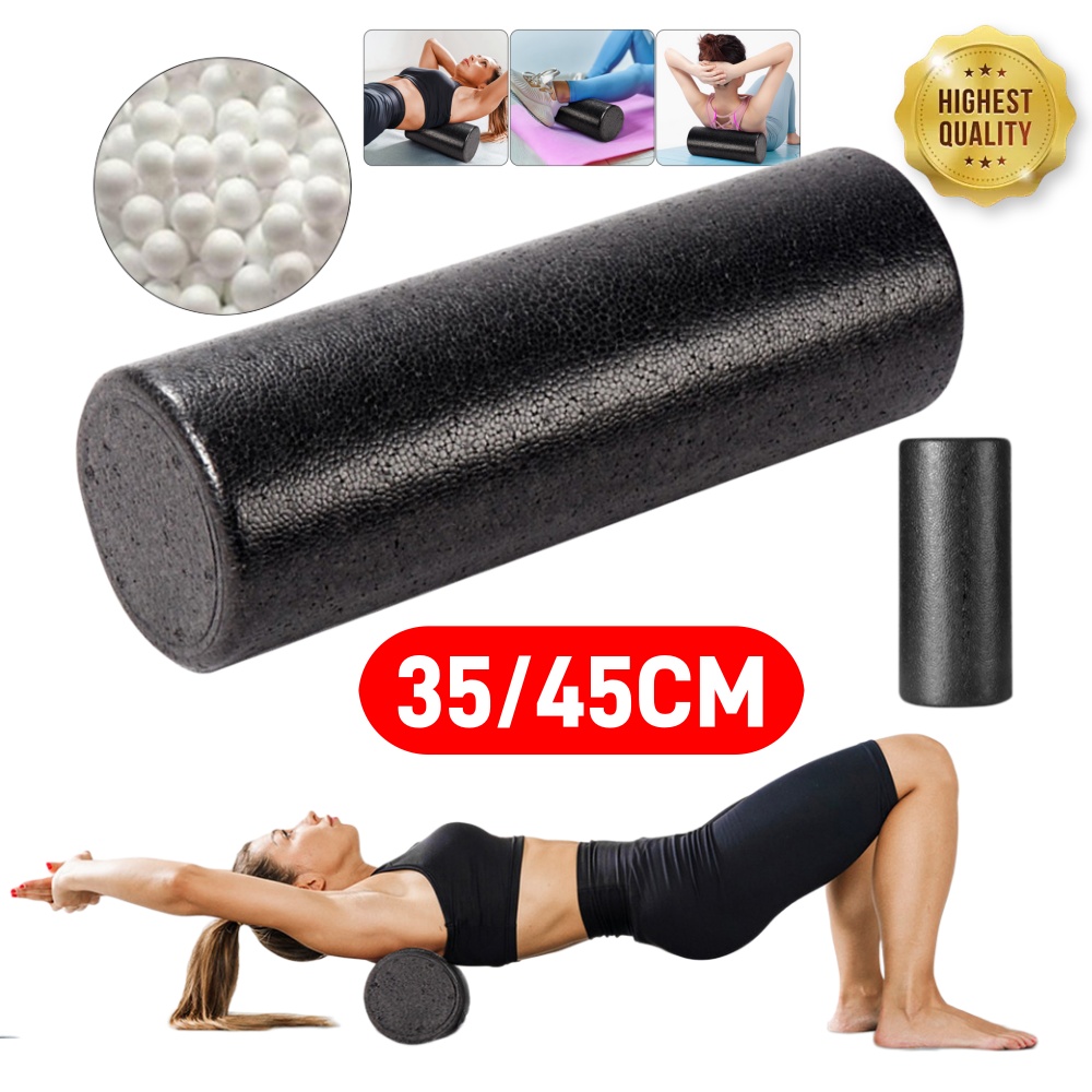 35/45 سم أسطوانة تدليك رياضية  - مراجعة Home Gym Portable وسعره
