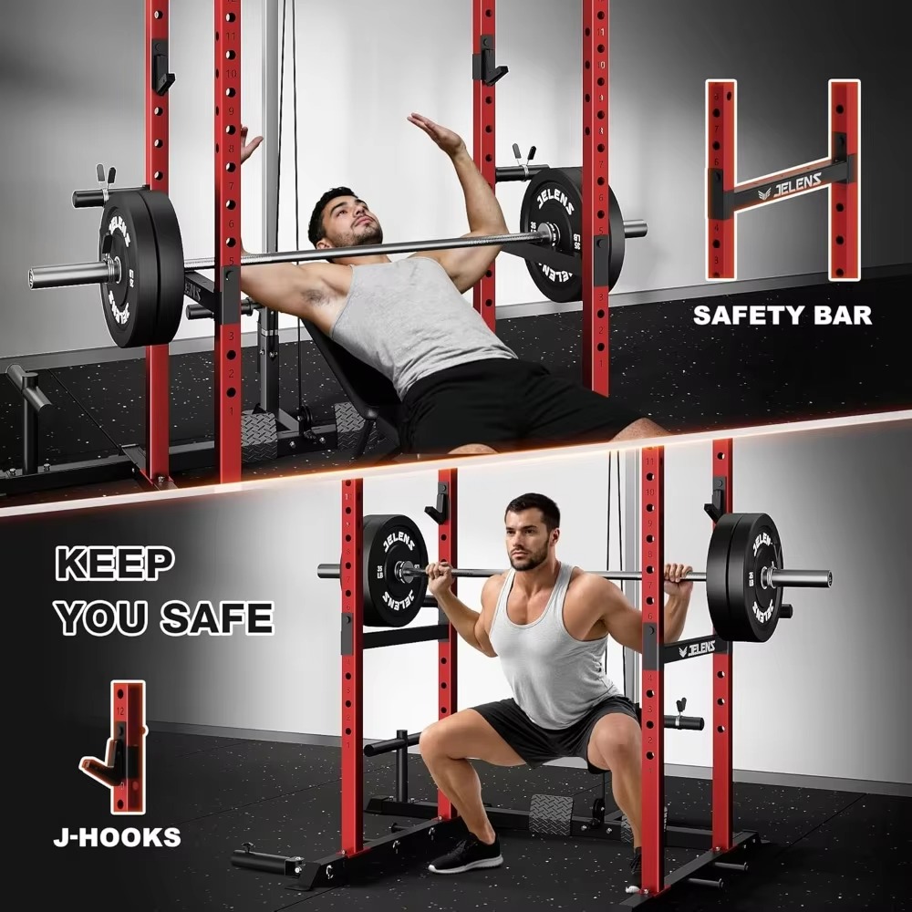 S21 Power Cage رف متعدد الوظائ - مراجعة Home Gym Equipment Set وسعره