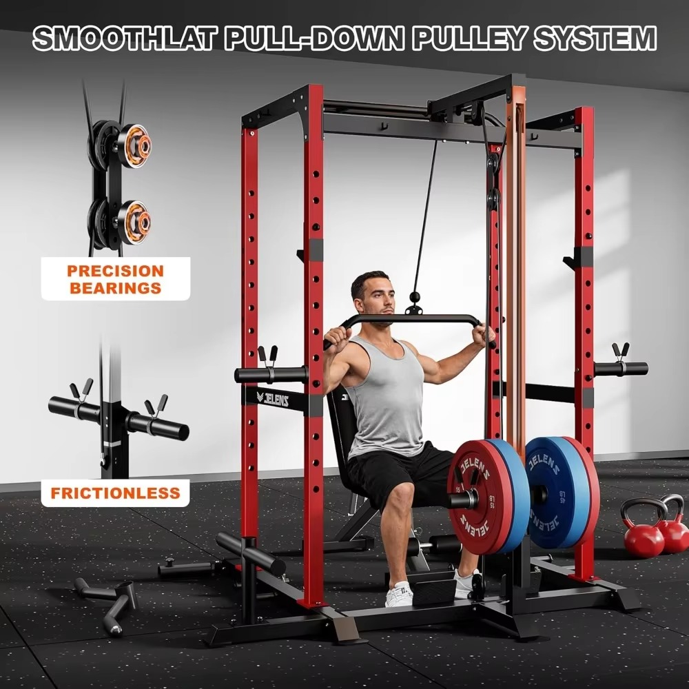 S21 Power Cage رف متعدد الوظائ - مراجعة Home Gym Equipment Set وسعره