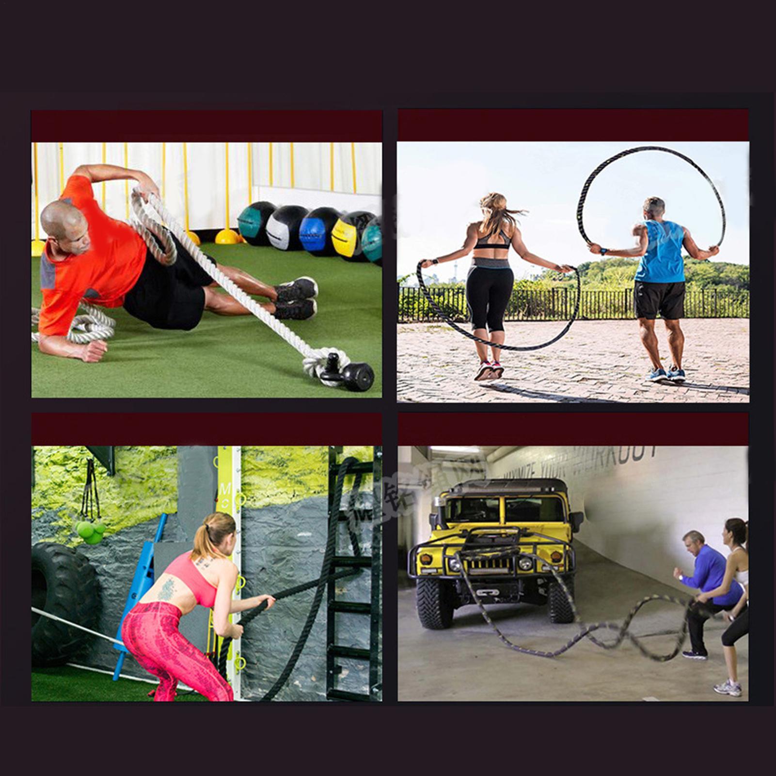 حبل الطفر الثقيل، معدات تدريب  - مراجعة Battle Rope Heavy وسعره
