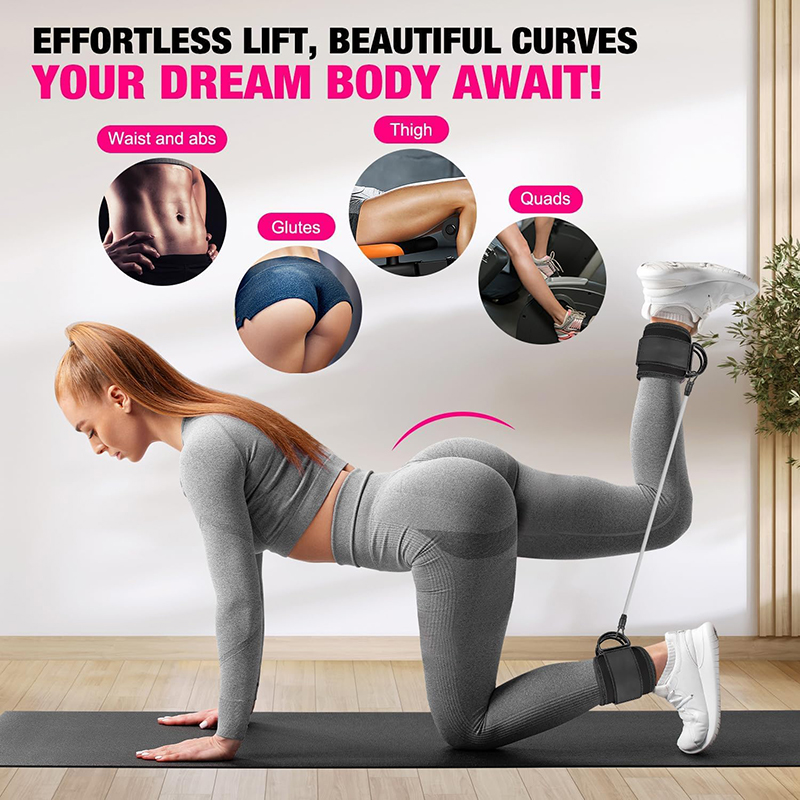 جهاز تمارين الكابلات مع حزام ل - مراجعة Home Gym Equipment Set وسعره