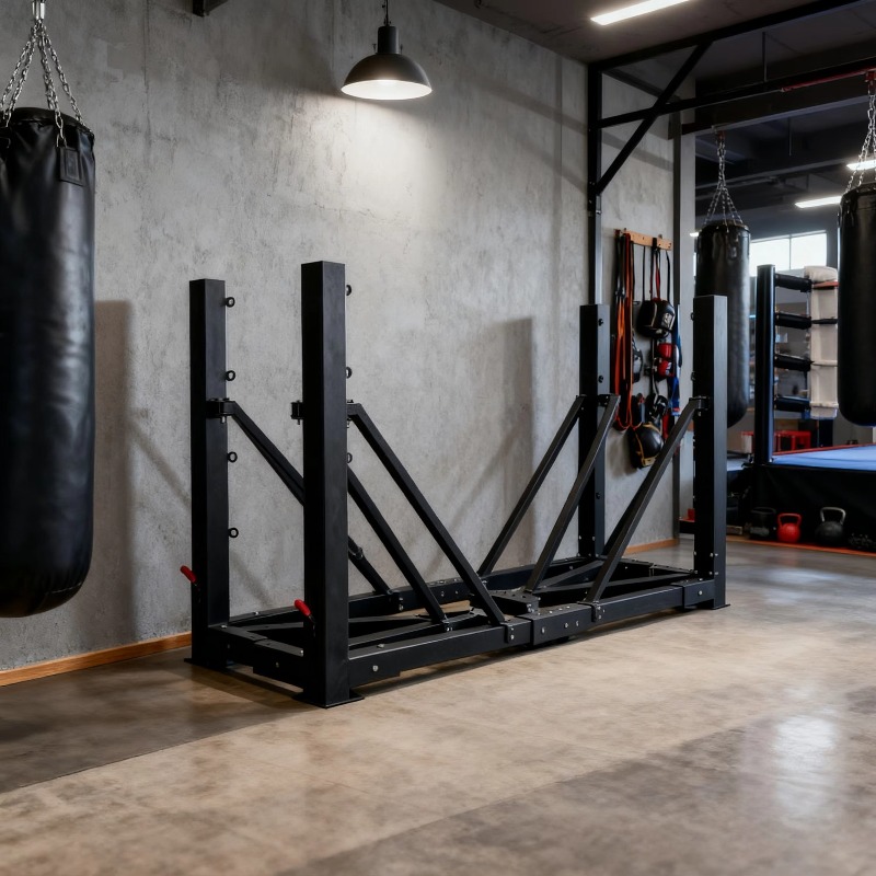 مجموعة حلبة ملاكمة قابلة للطي  - مراجعة Home Gym Equipment Set وسعره