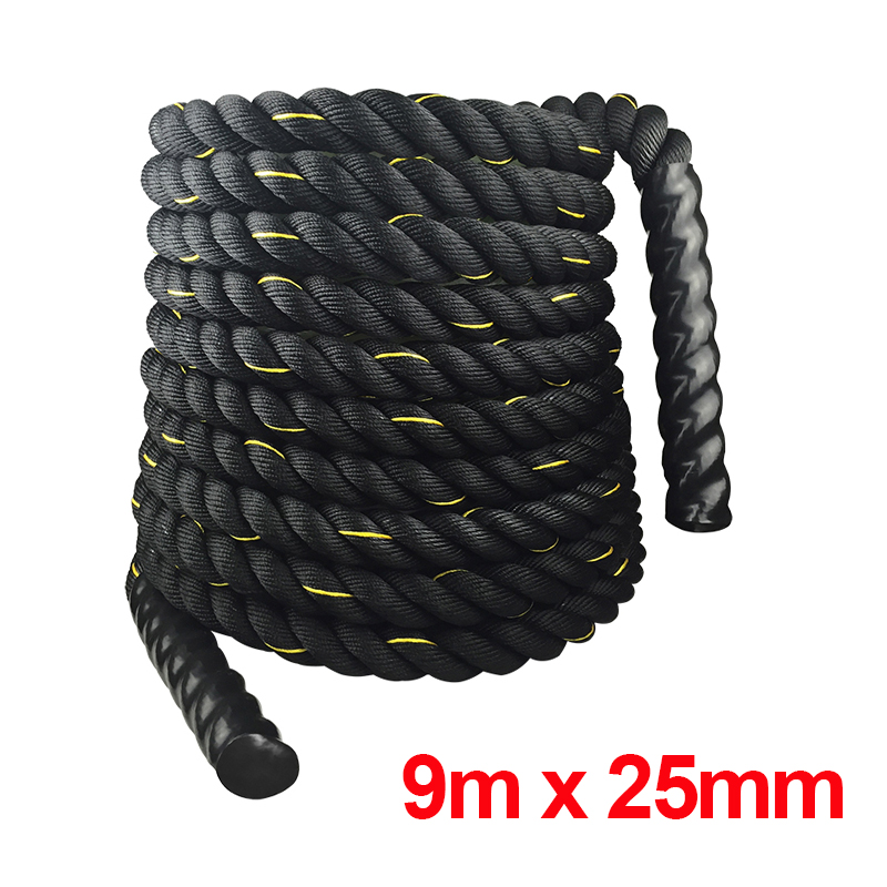 حبل تمارين رياضية بطول 9م/12م/ - مراجعة Battle Rope Heavy وسعره