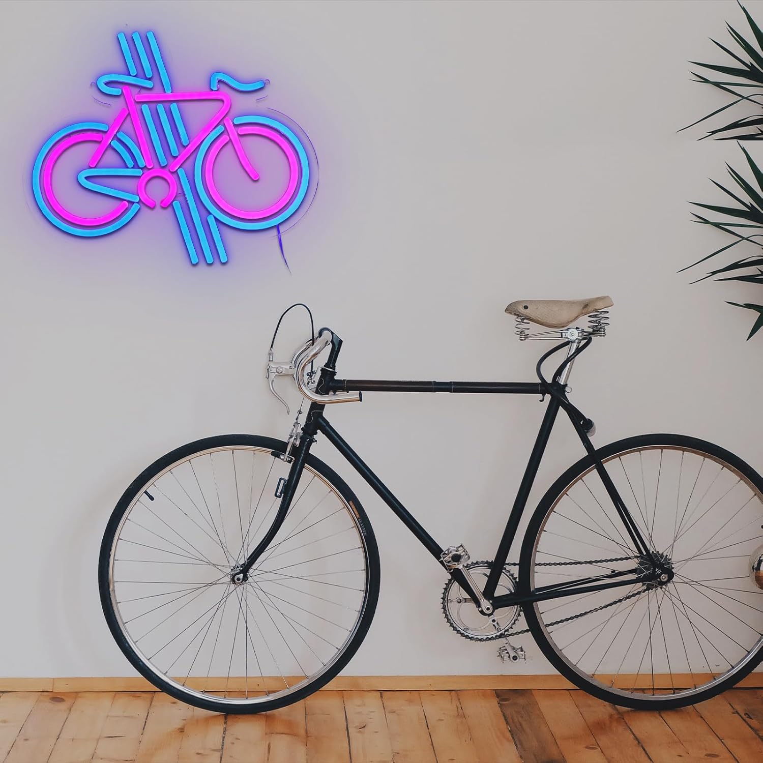 دراجة النيون تسجيل عكس الضوء د - مراجعة Home Gym Neon Sign وسعره