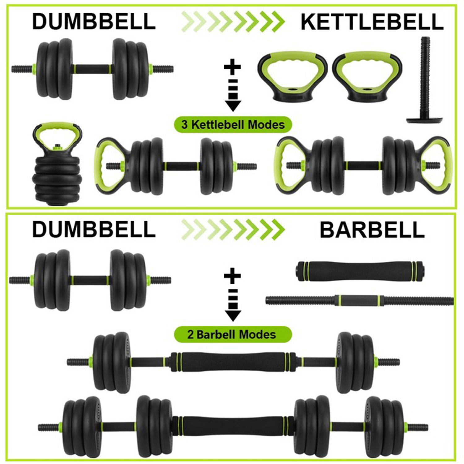 مجموعة دمبل قابلة للتعديل 4 في - مراجعة Home Gym Equipment Set وسعره
