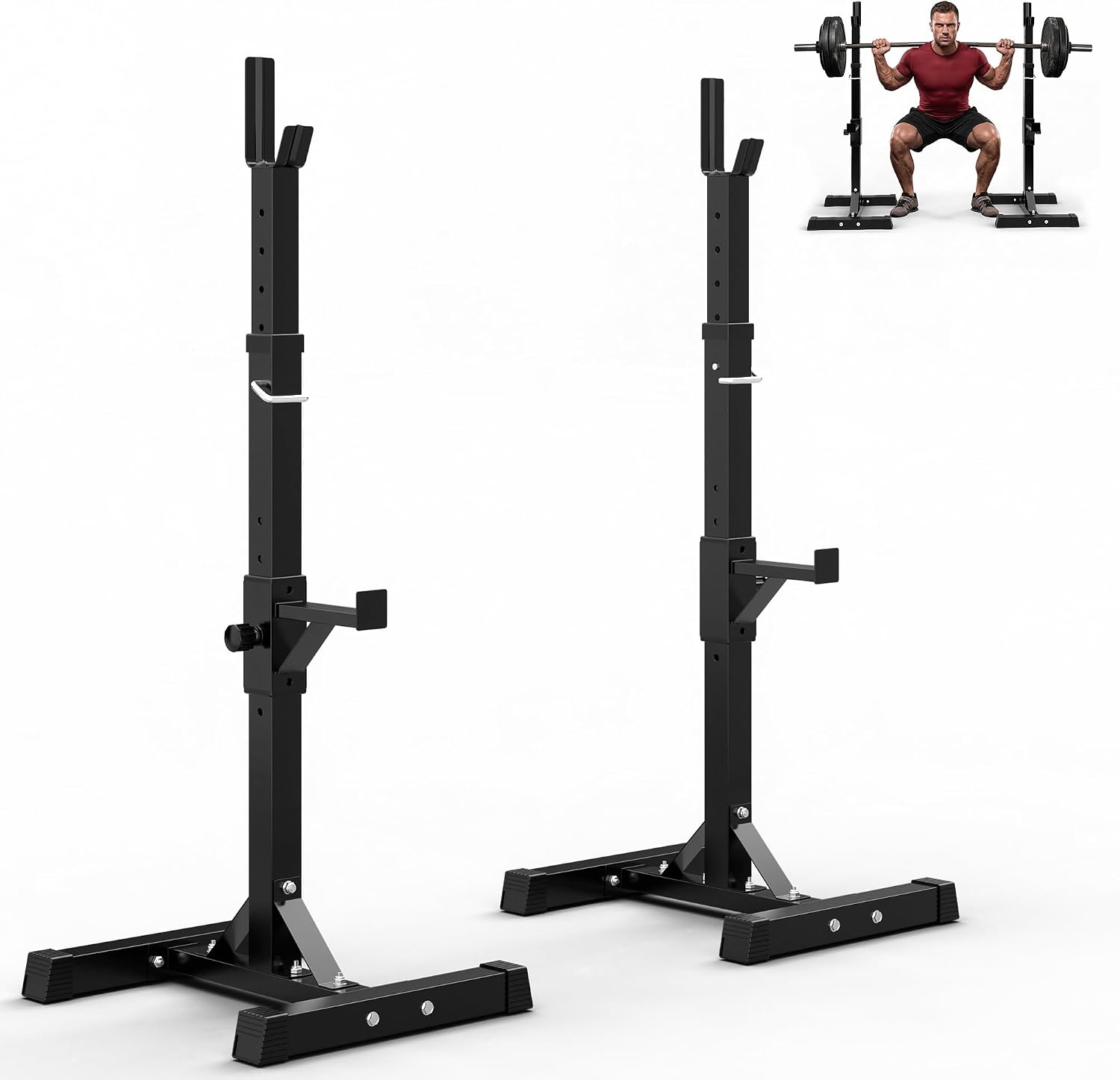 حوامل رف السكوات القابلة للتعد - مراجعة Home Gym Portable وسعره