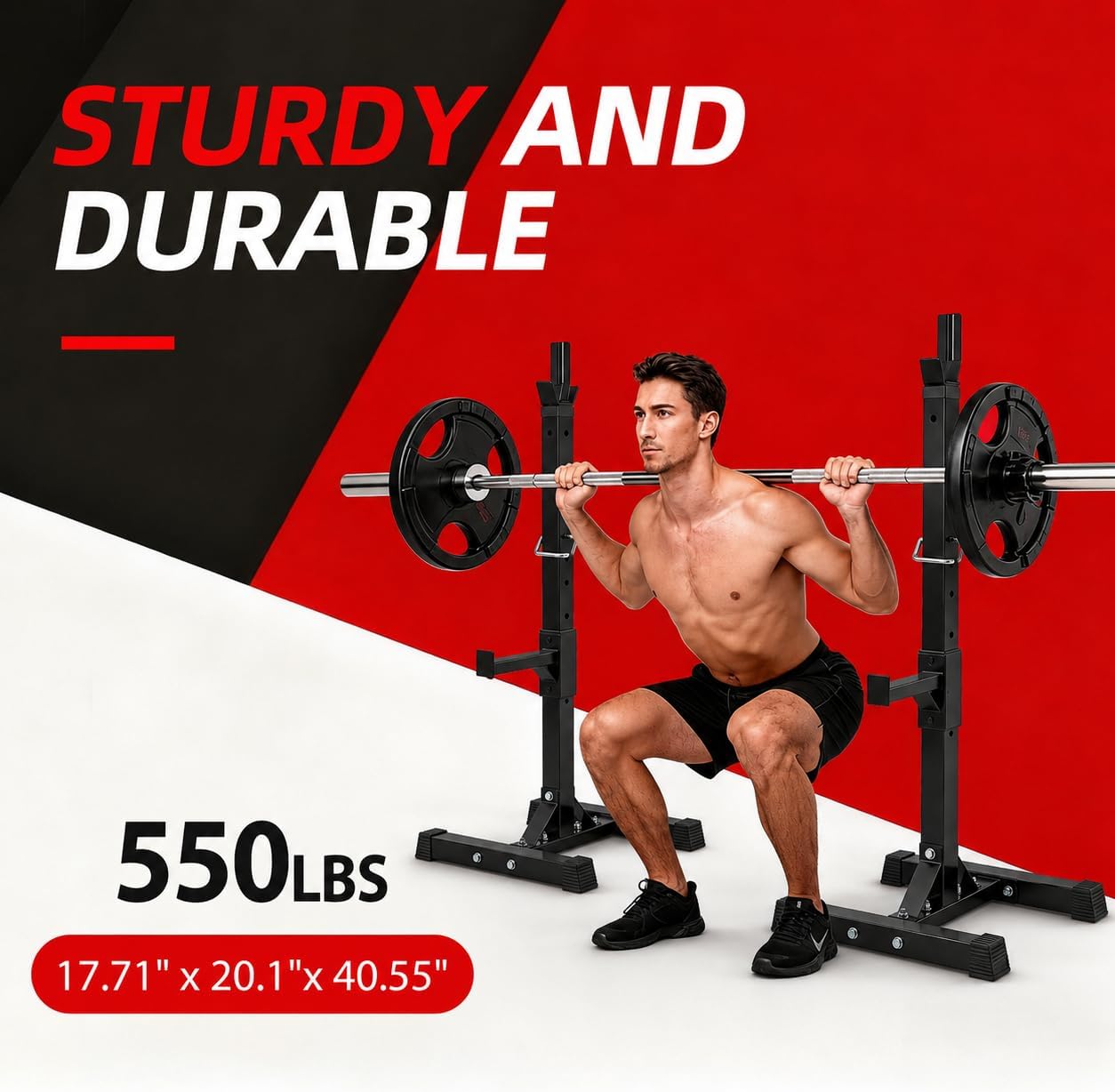 حوامل رف السكوات القابلة للتعد - مراجعة Home Gym Portable وسعره