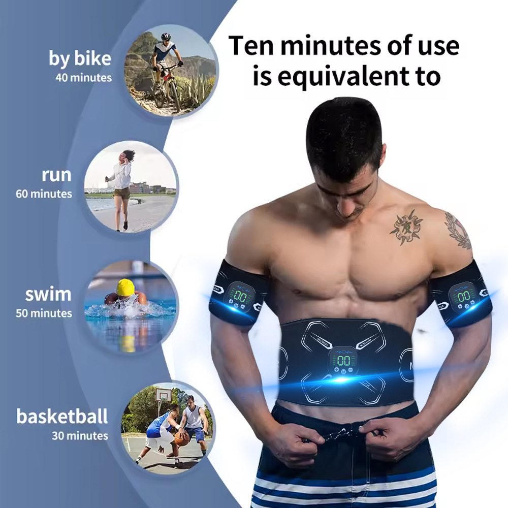 جهاز تحفيز العضلات الكهربائي E - مراجعة Home Gym Routine وسعره