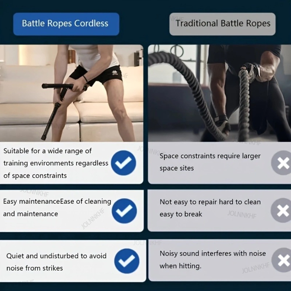 حبال تدريب لاسلكية ثقيلة الوزن - مراجعة Battle Rope Heavy وسعره