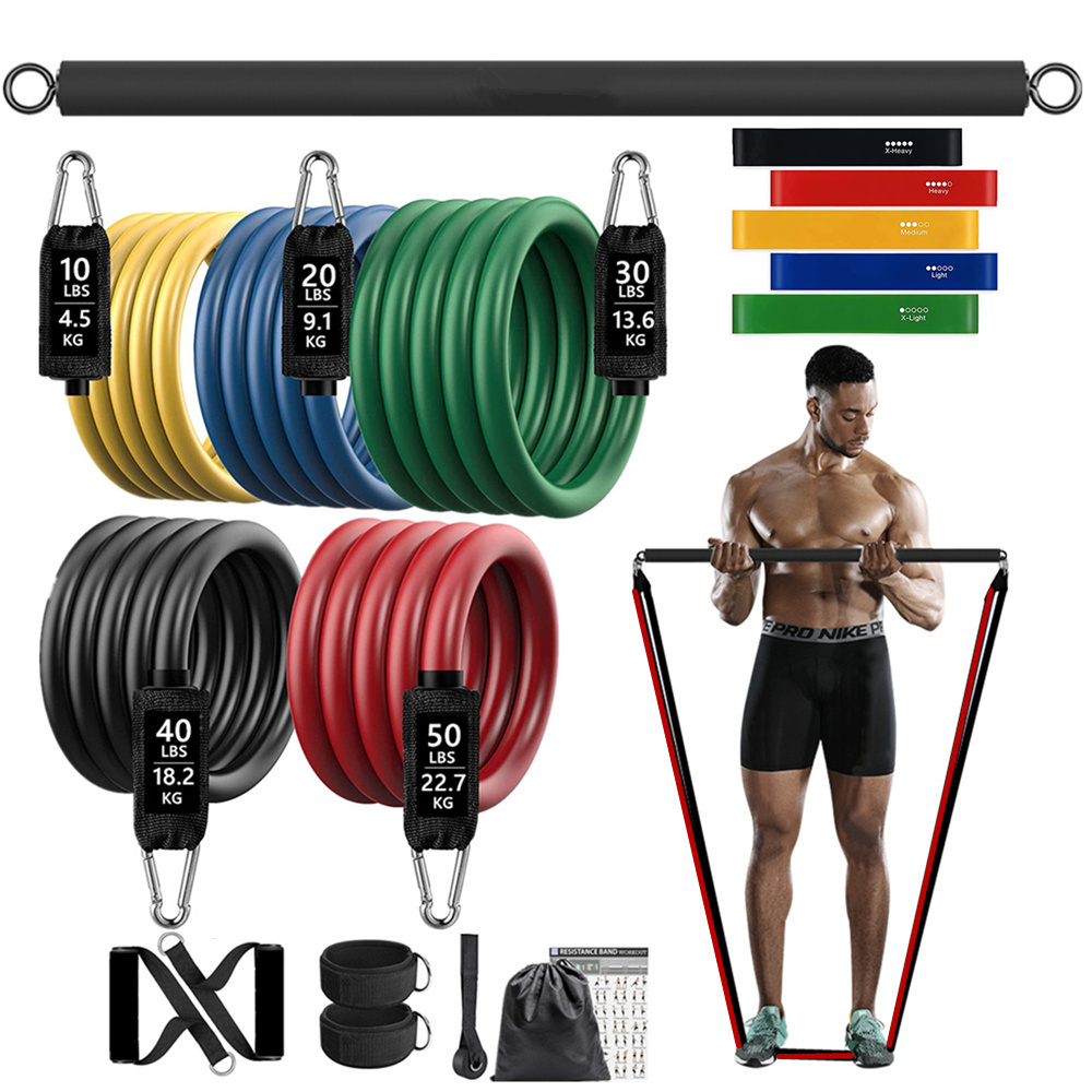 150lb اللياقة البدنية الغنيمة  - مراجعة Home Gym Equipment Set وسعره