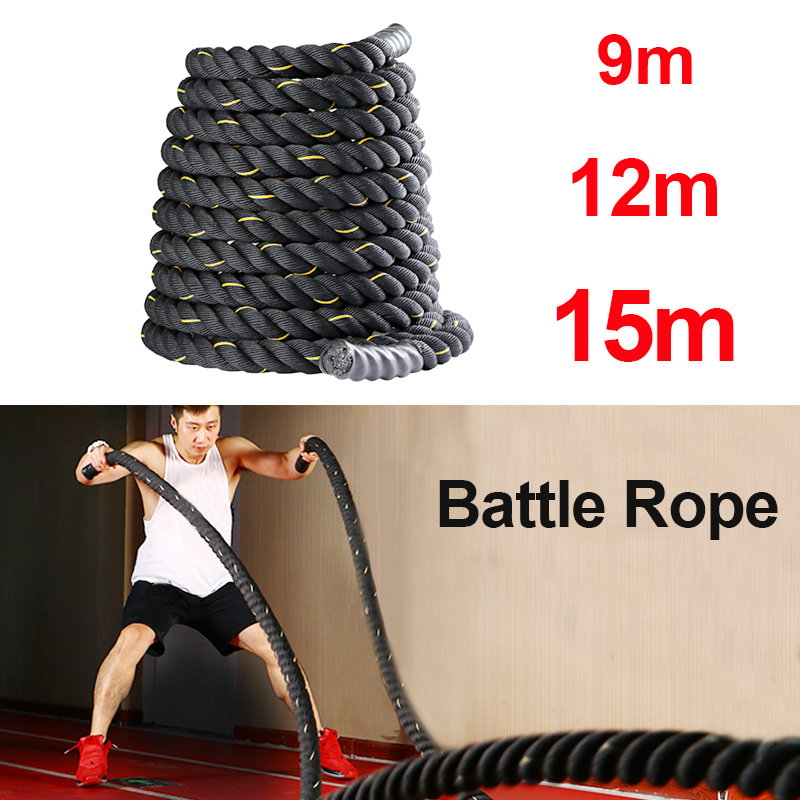 حبل تدريب للياقة البدنية بطول  - مراجعة Battle Rope Heavy وسعره